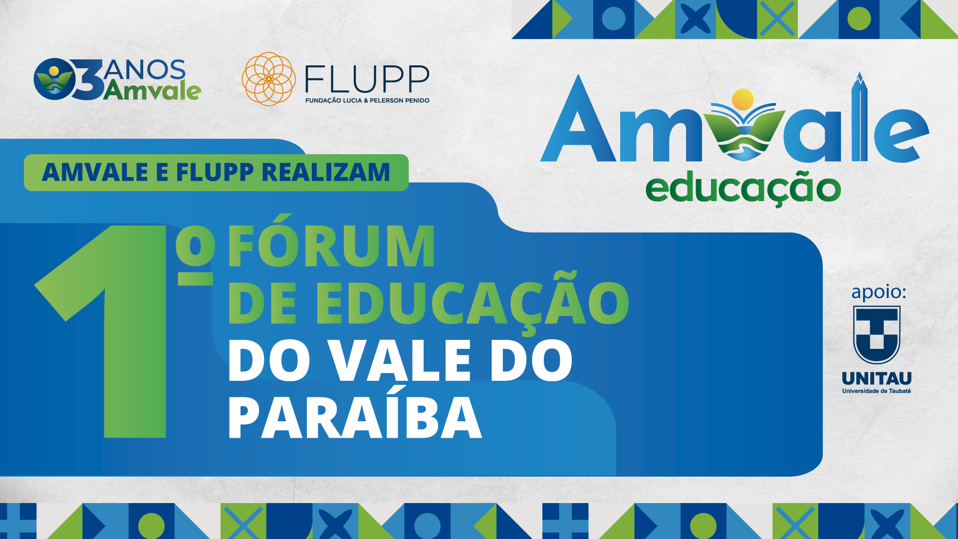 Leia mais sobre o artigo AMVALE e FLUPP promovem 1º Fórum de Educação do Vale do Paraíba
